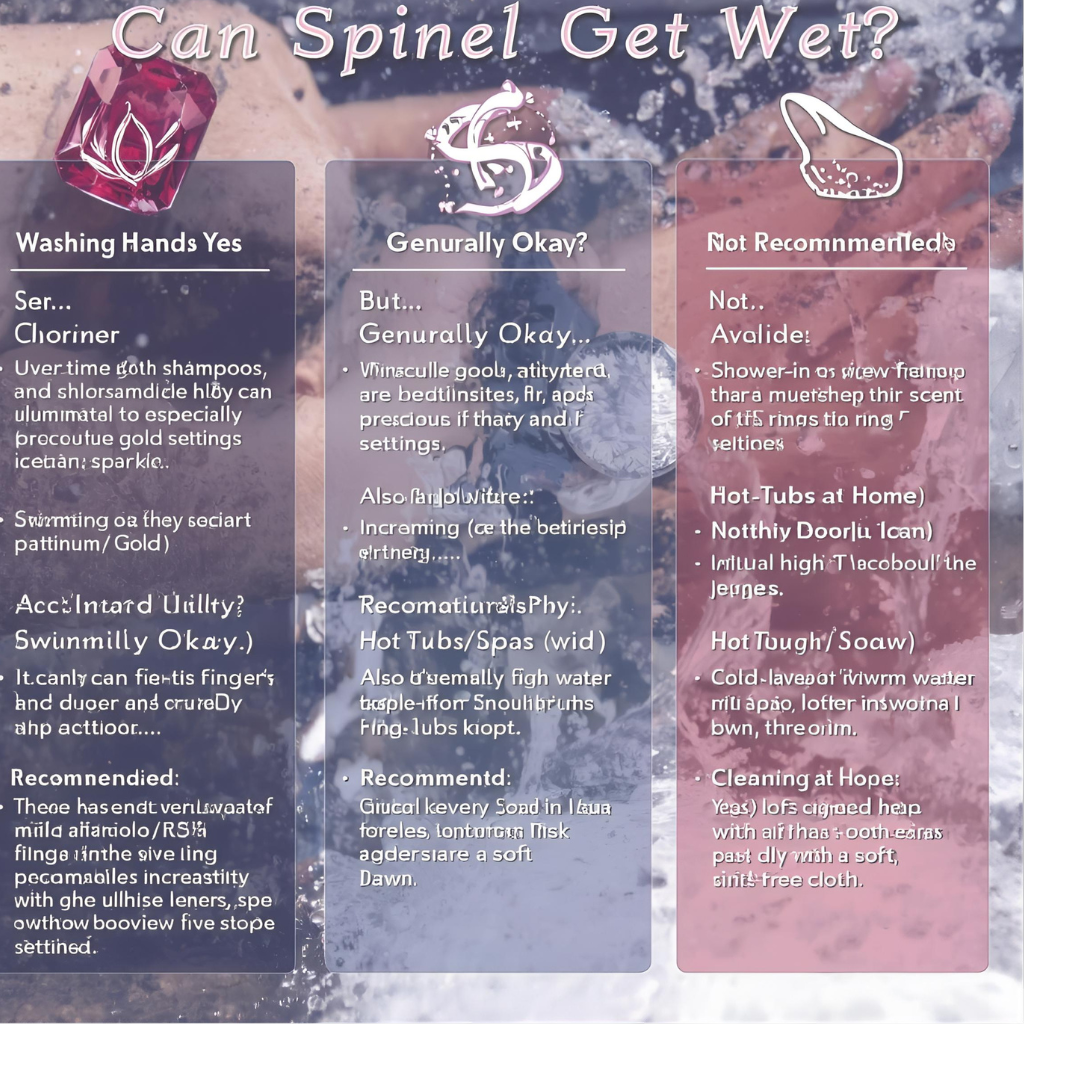 Can Spinel Get Wet